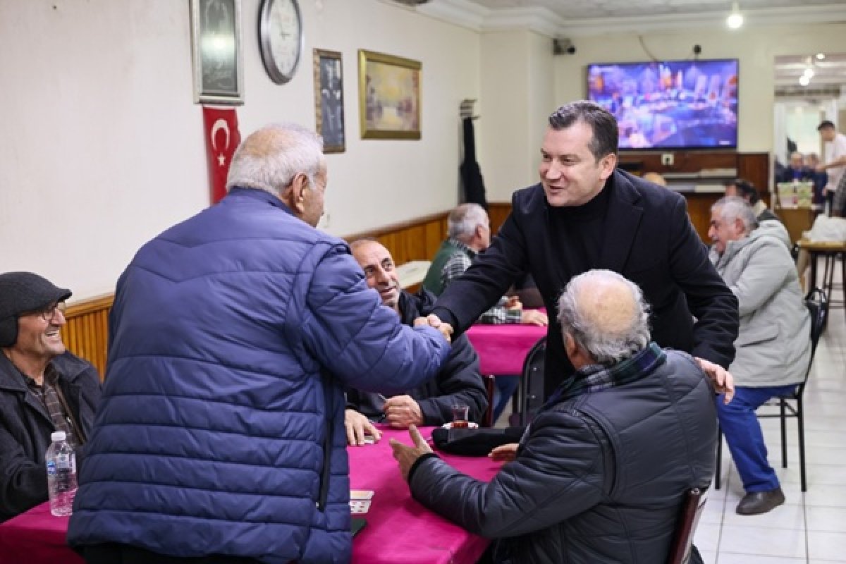 Başkan Balcıoğlu, Daylan Kıraathanesi’nde Vatandaşlarla Buluştu