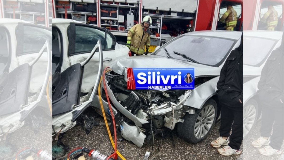 Silivri Çanta Mahallesi’nde Feci Kaza: D100 Karayolunda Kafa Kafaya Çarpışma