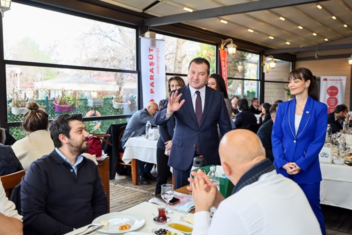 Başkan Balcıoğlu, İSMMMO kahvaltı programına katıldı